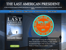 Tablet Screenshot of lastamericanpresident.com
